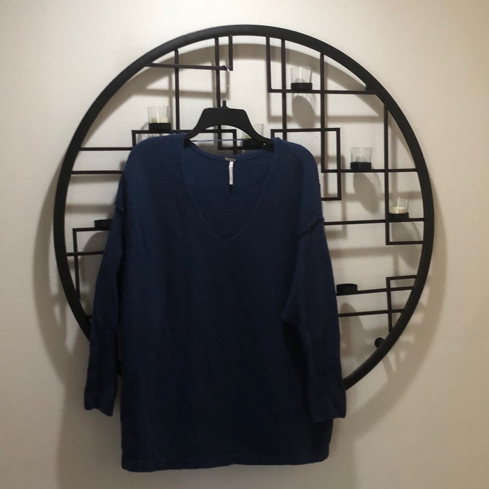 Free People Navy Sweater